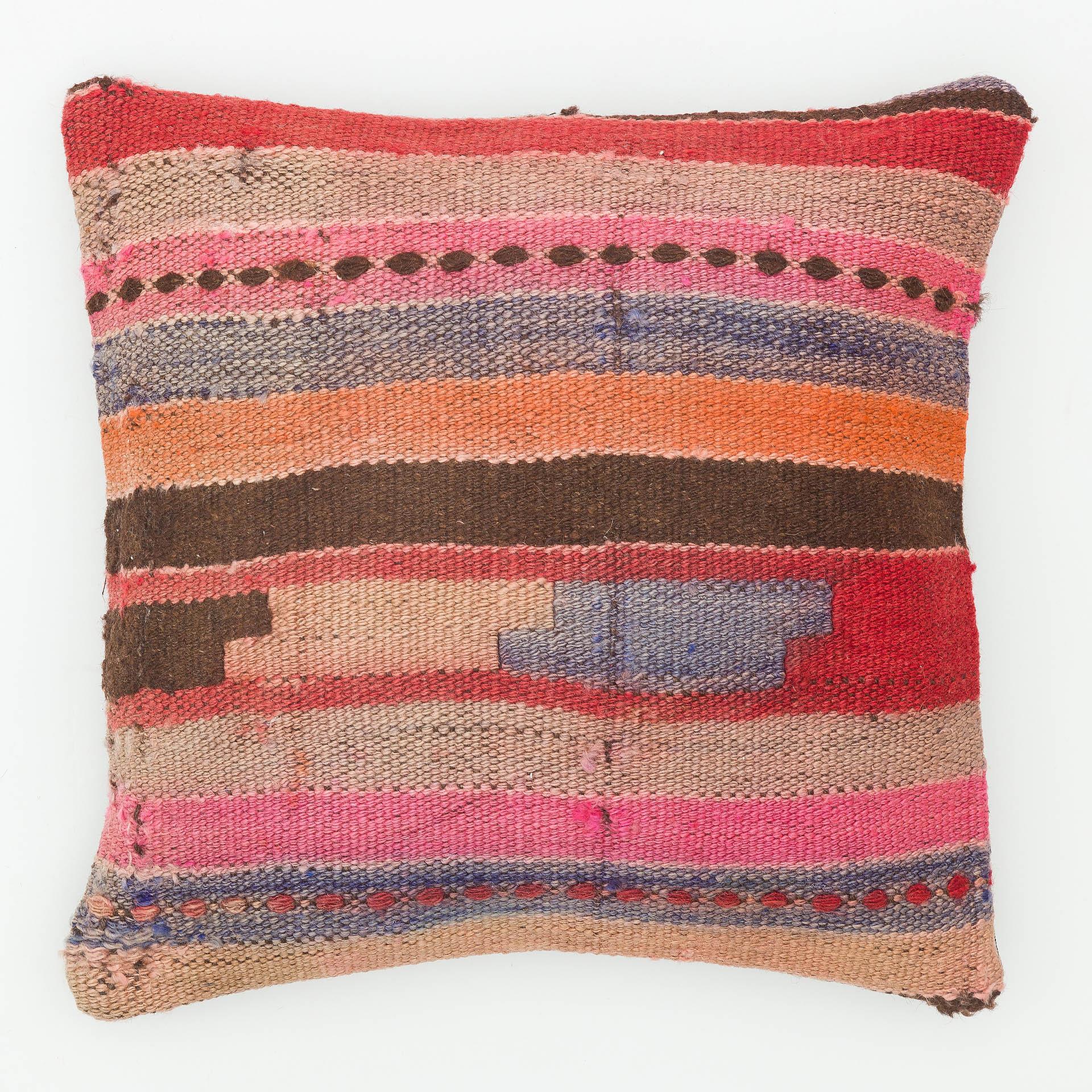 ÇOKLU RENK ASTAR EL DOKUMA YASTIK KILIFI