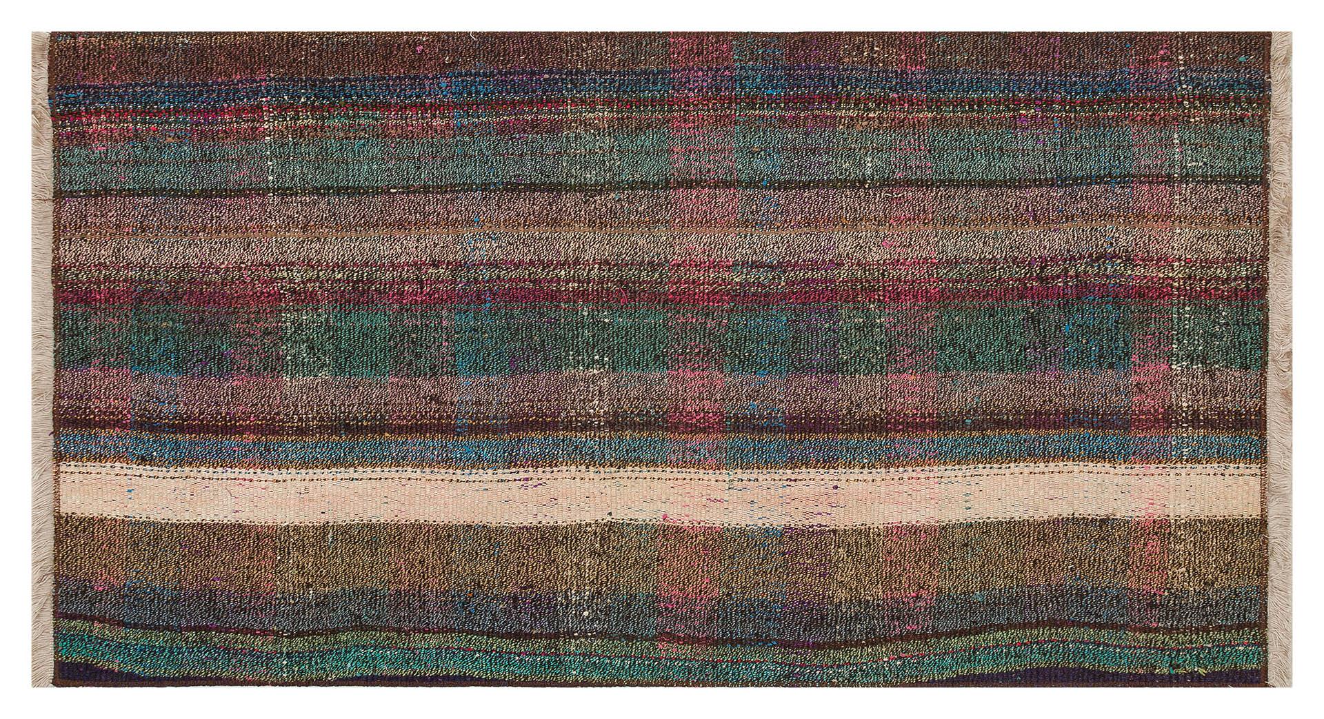 ÇOK RENKLİ ÇAPUL PALA KİLİM PASPAS