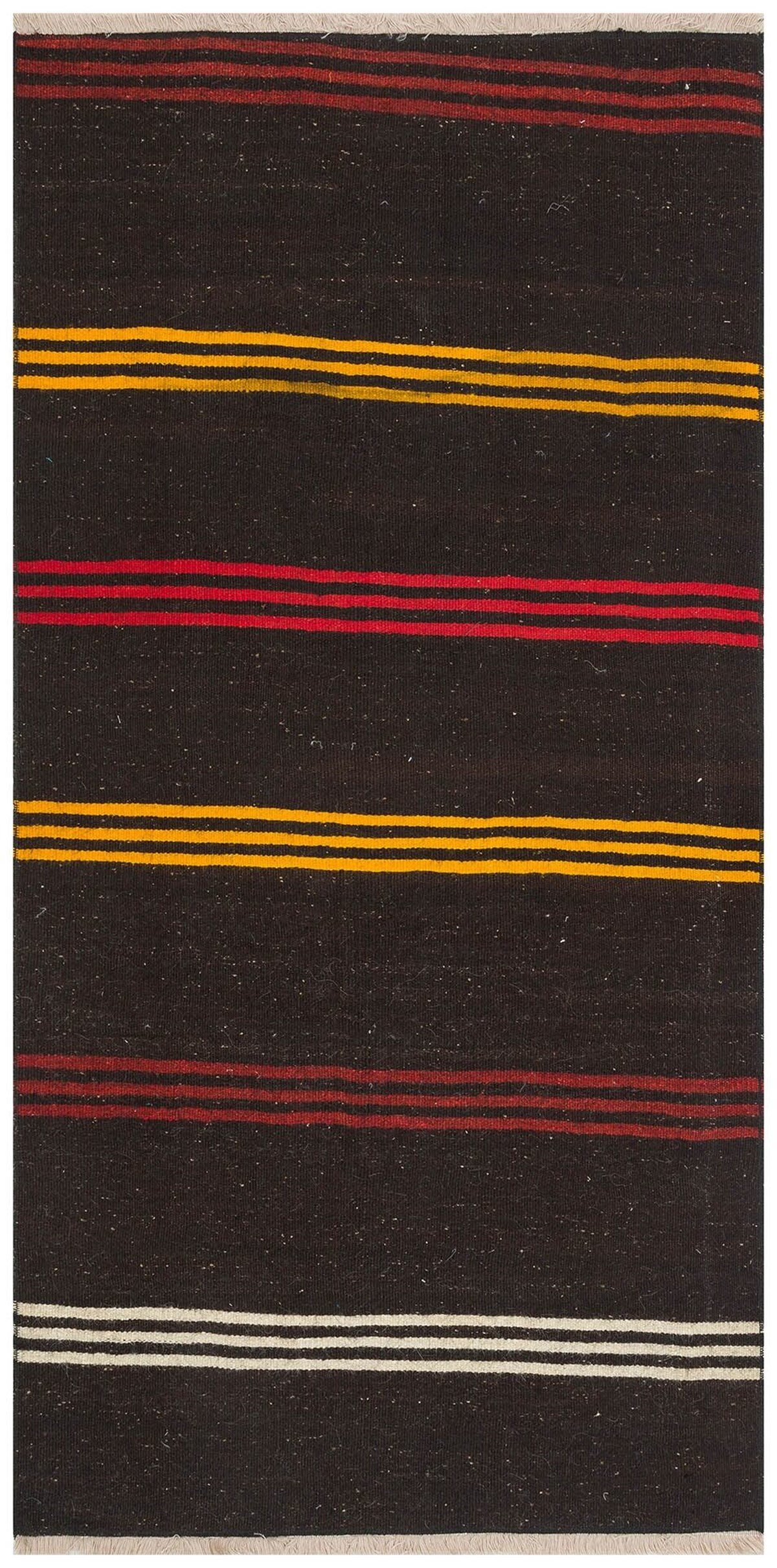 DOĞAL ANADOLU EL DOKUMA SİYAHTONLARI YÜN KİLİM 