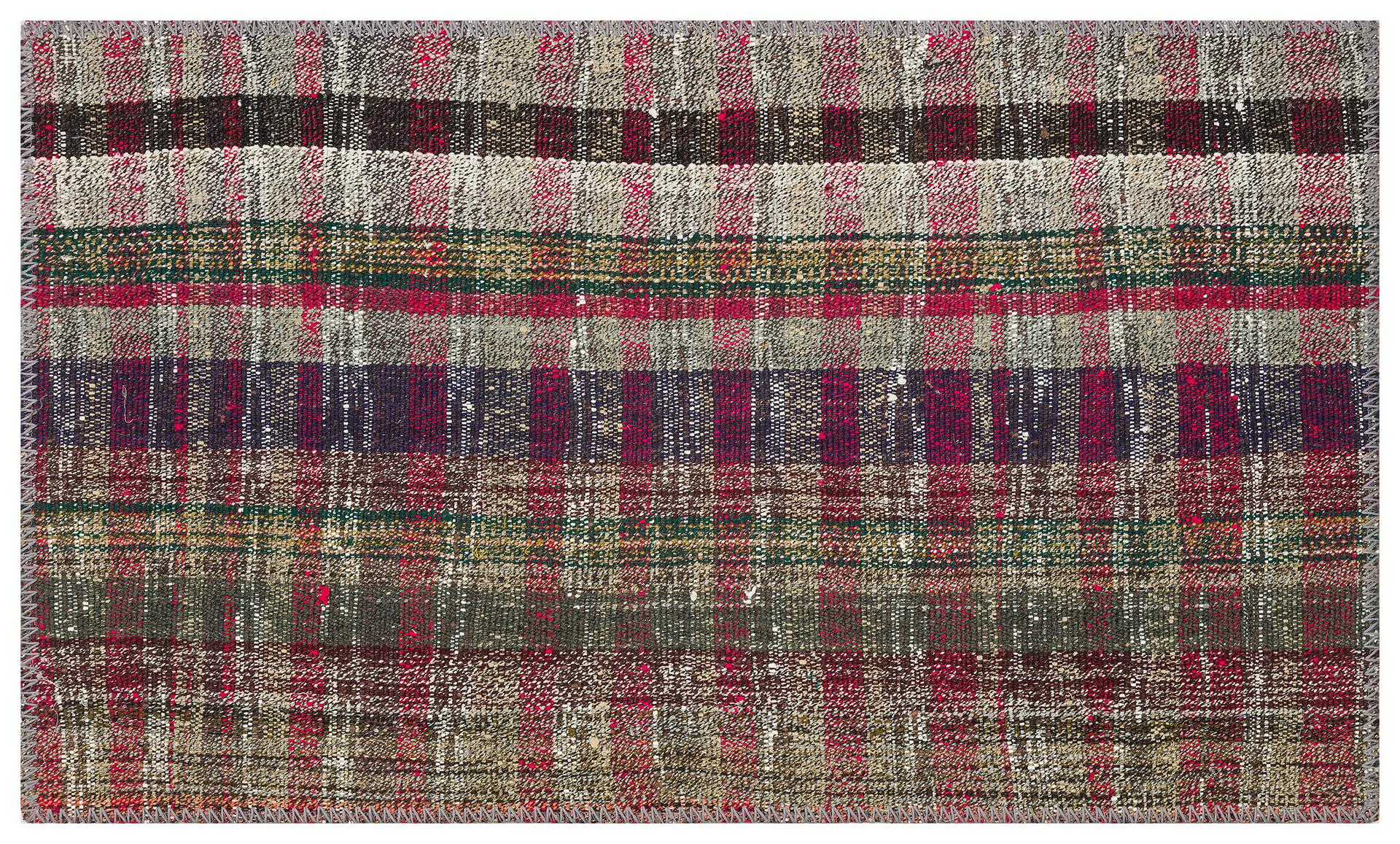 ÇOK RENKLİ EL DOKUMA ÇAPUT KİLİM PASPAS