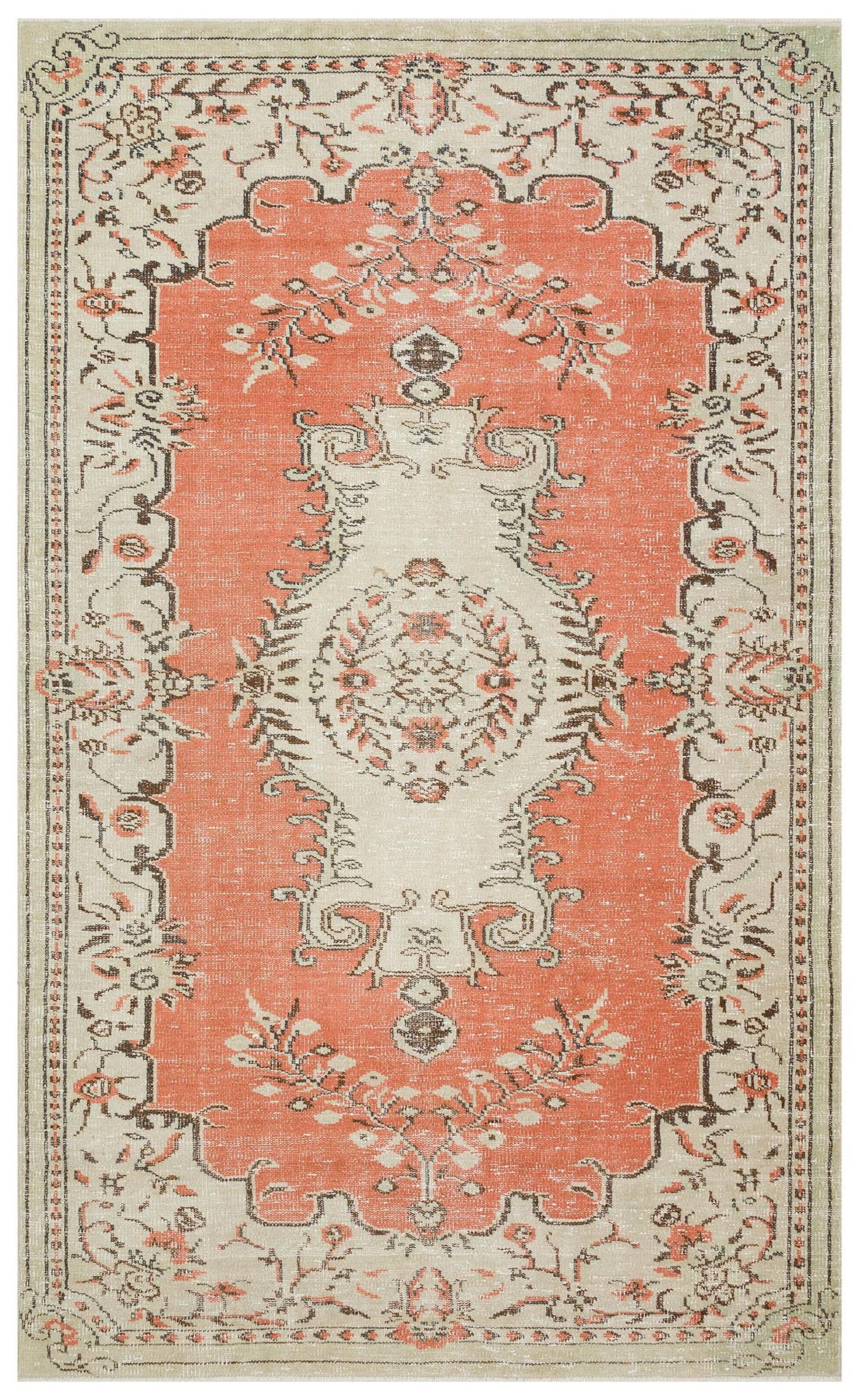 GERÇEK EL DOKUMA PUDRA RENGİ KAHVE ÇİÇEKL