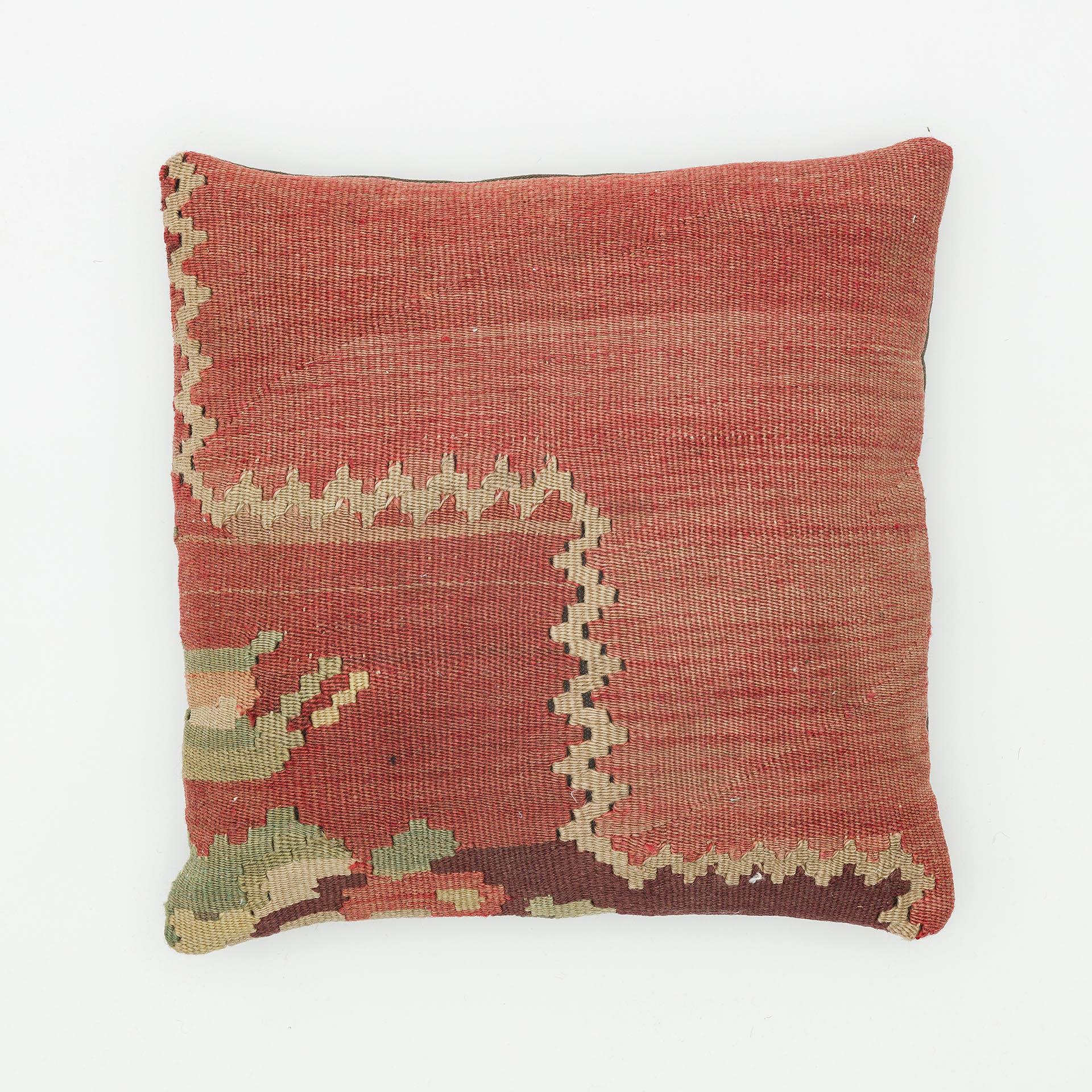 GENELEKSEL EL DOKUMA NAR ÇİÇEĞİ RENGİ BOHEM DESEN YASTIK KILIFI 