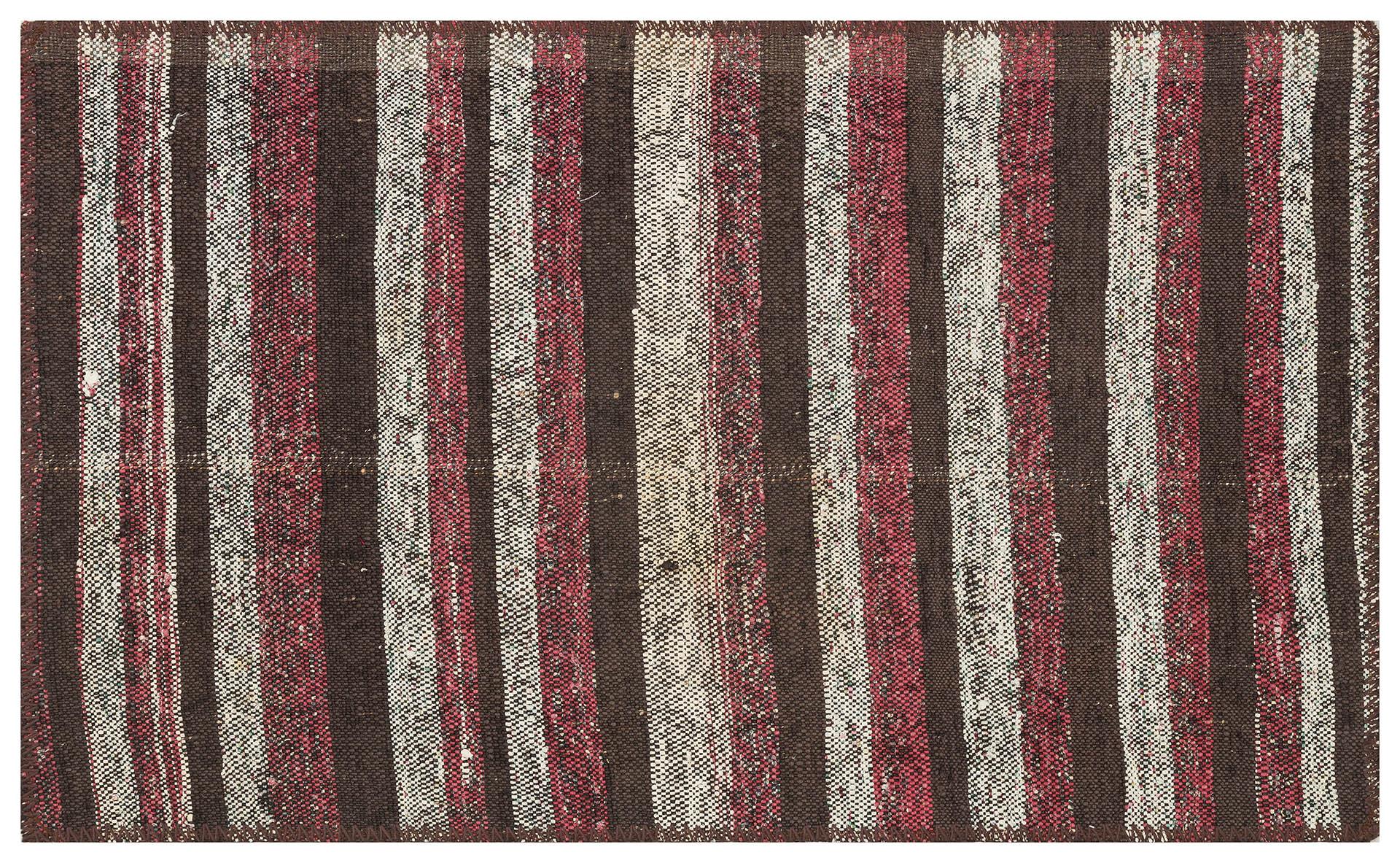 GERÇEK EL DOKUMA BEJ MÜRDÜM RENGİ KİLİM PASPAS