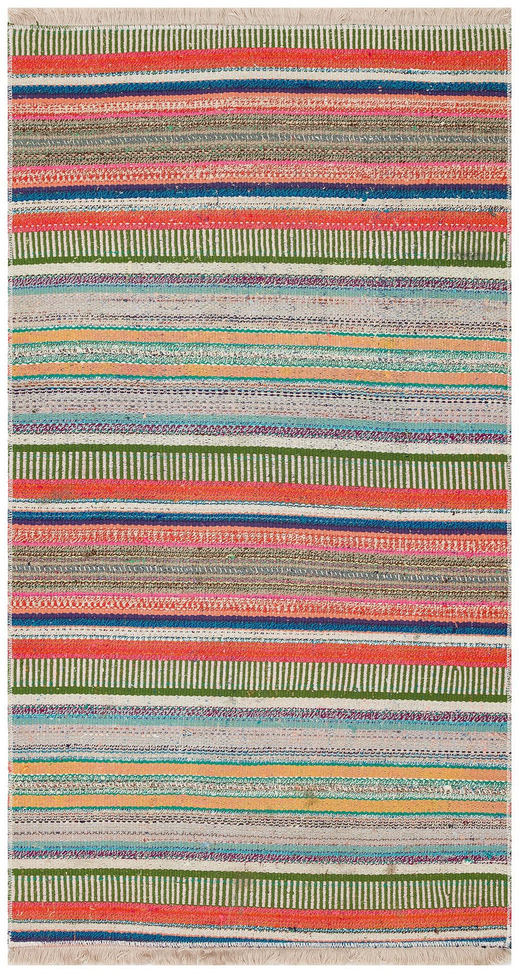 GERÇEK EL DOKUMA ÇOK RENKLİANADOLU KİLİMİ