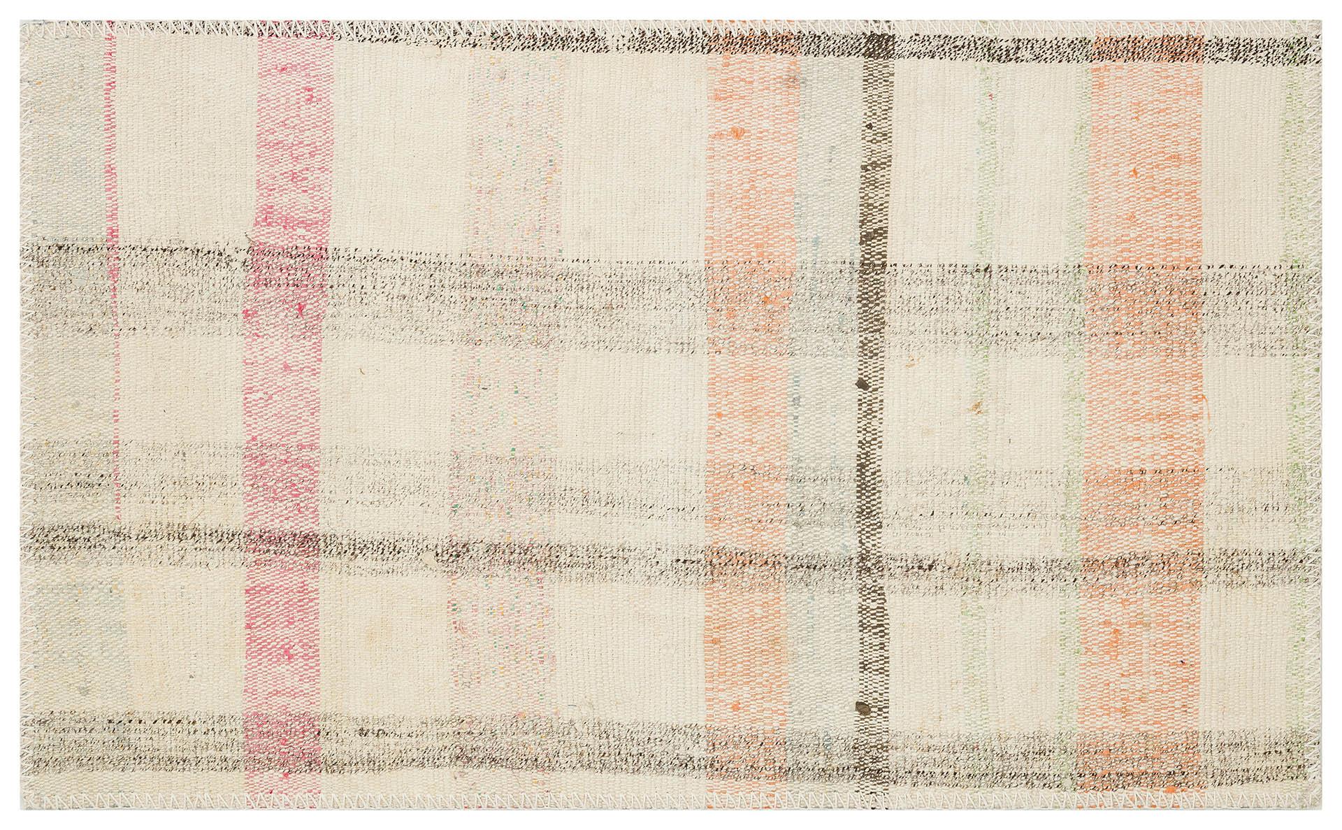 GENELEKSEL EL DOKUMA BEYAZ RENGİ ÇAPUT PALA KİLİM PASPAS