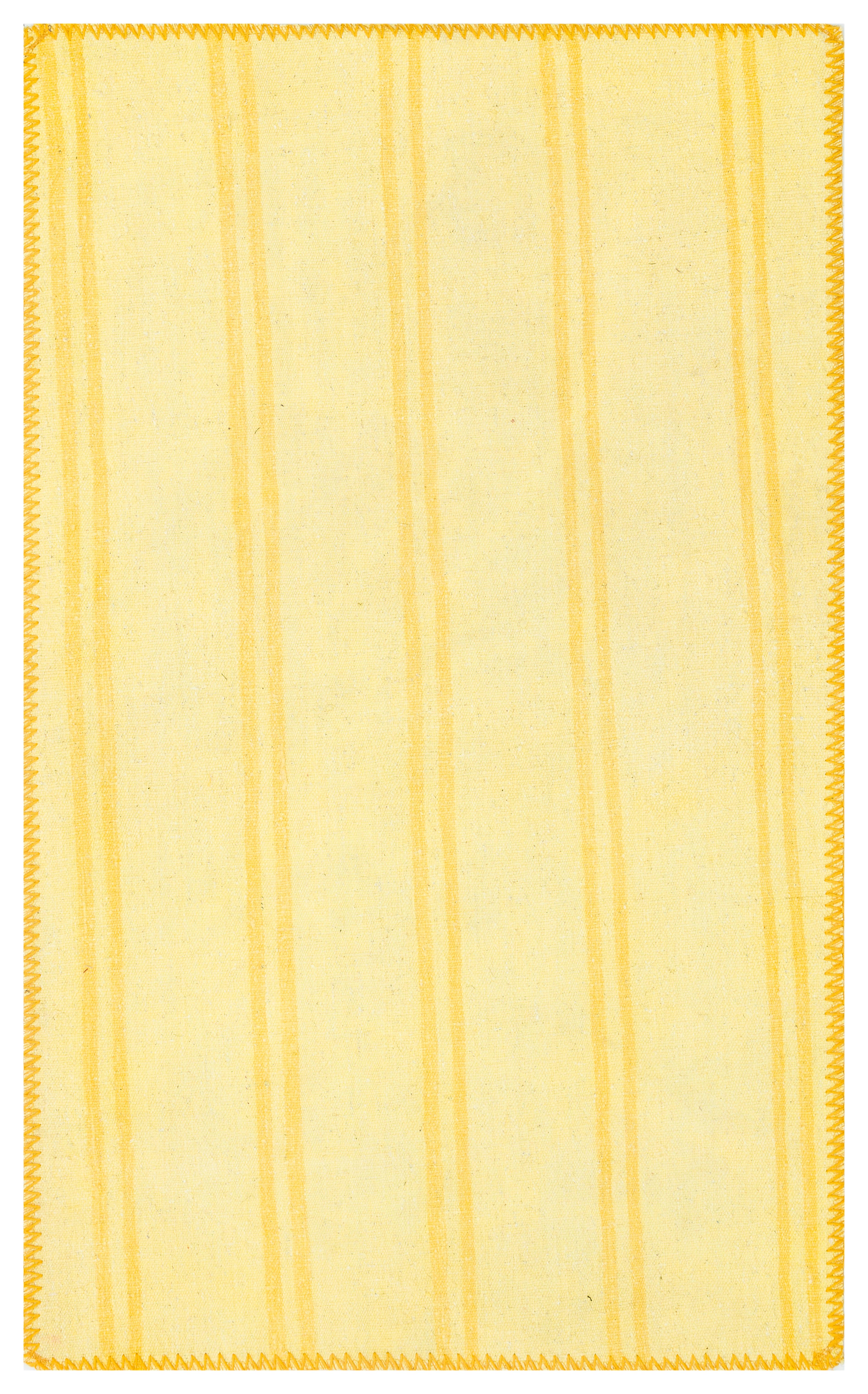 EŞSİZ EL DOKUMA SARİ RENGİ KENDİR KİLİM PASPAS