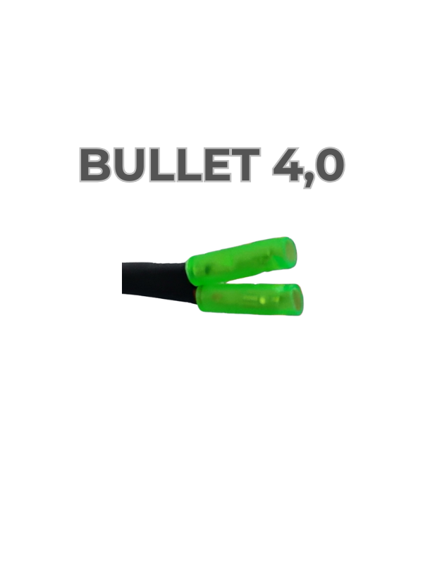 BULLET 4,0 (Dişi) Soket 14AWG 40CM Kablolu Batarya Hücre Gruplama ve Montaj Soketi