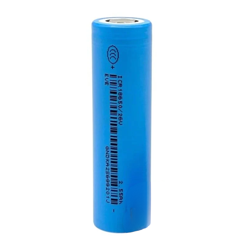 EVE ICR18650/26V 3.7V 2550mAh Lityum İyon Şarj Edilebilir Pil Hücresi ICR18650/26V-H