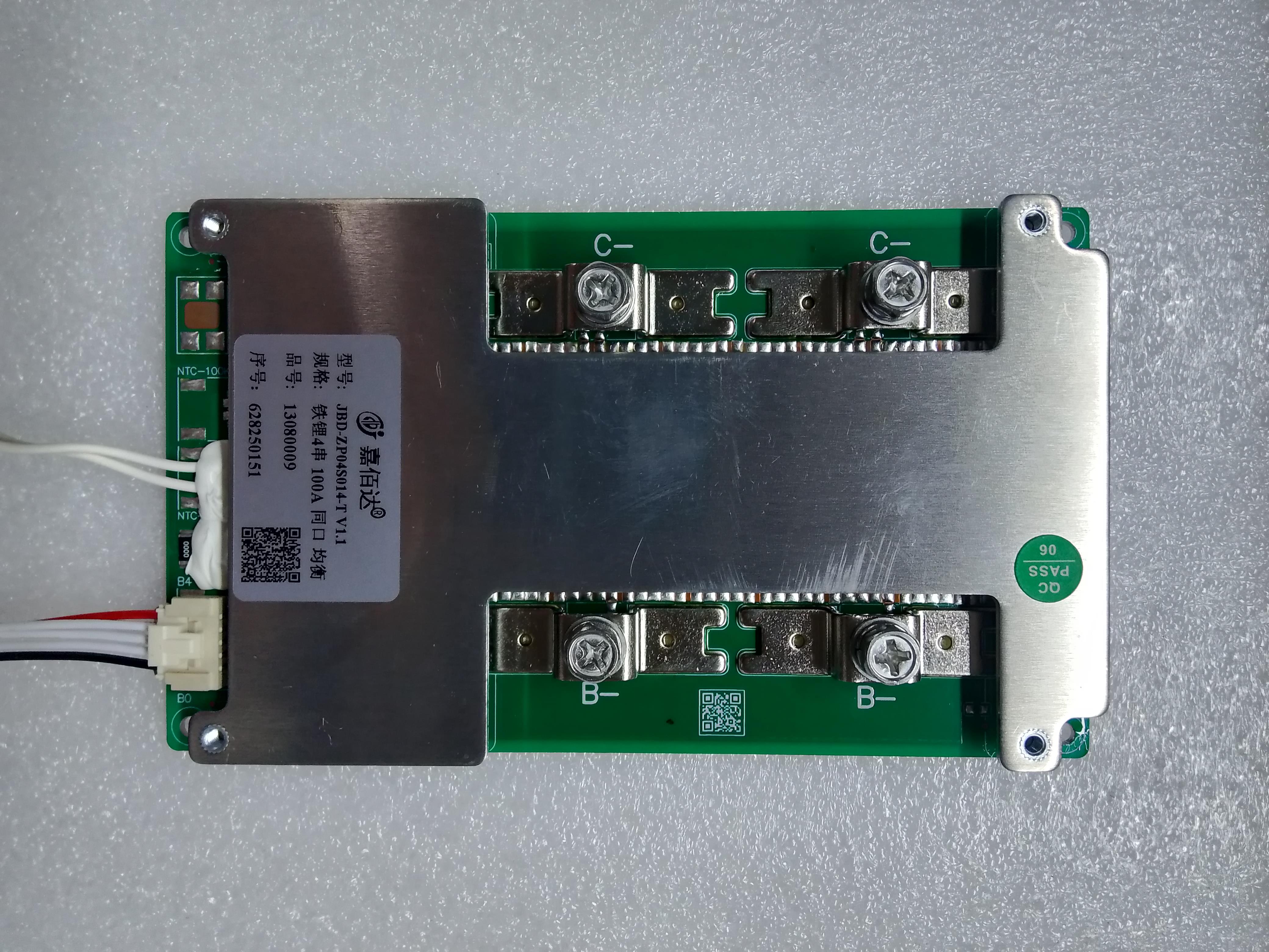 JBD 24V 8S 100A LiFePO4 BMS (JBD-ZP04S014-T V1.1 4S 100A)