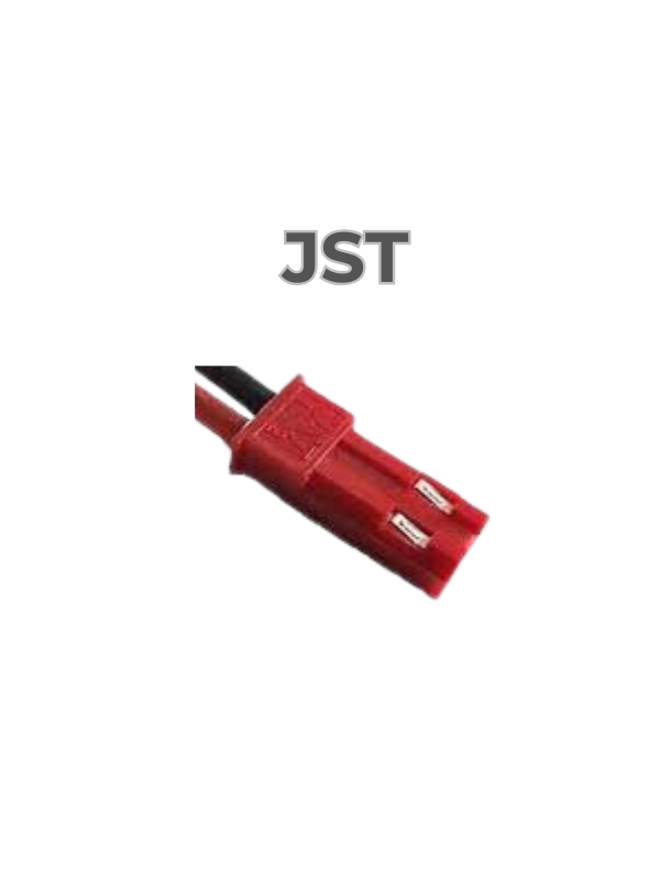 JST (Dişi) Soket 24AWG 40CM Kablolu Batarya Hücre Gruplama ve Montaj Soketi