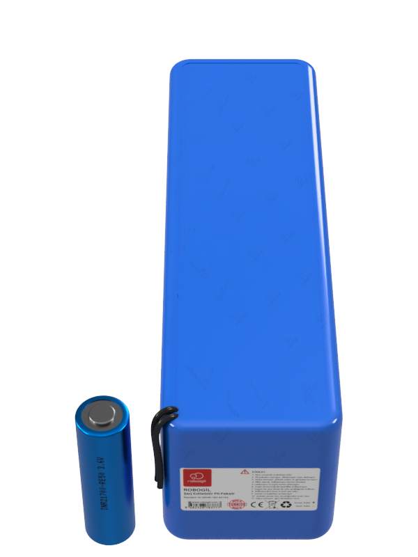 Robogil 10S3P (10.3.1) 36V 15.0Ah 20A BMS 21700 Tip Silindirik Hücreli Lityum İyon Batarya