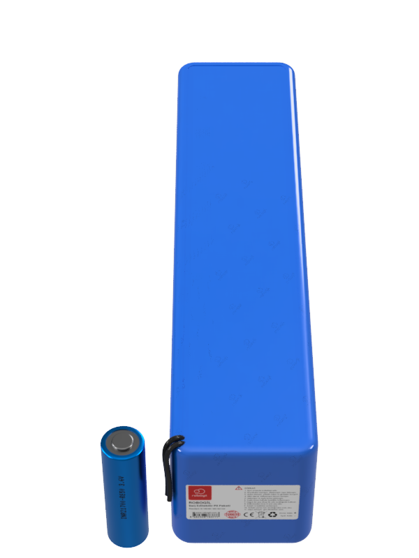 Robogil 13S3P (13.3.1) 48V 15.0Ah 30A BMS 21700 Tip Silindirik Hücreli Lityum İyon Batarya