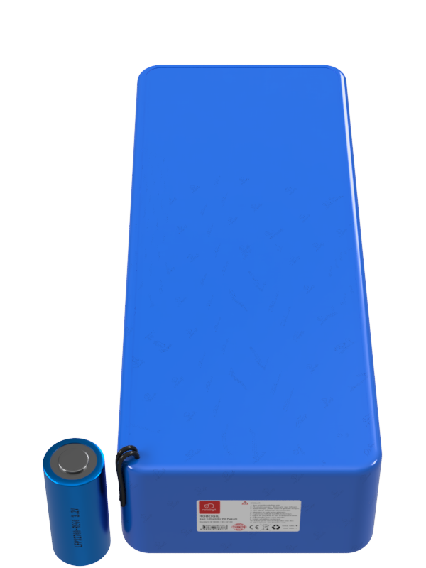 Robogil 4S10P (4.10.1) 12V 60Ah 100A BMS 32700 Tip Silindirik Hücreli LiFePO4 Batarya
