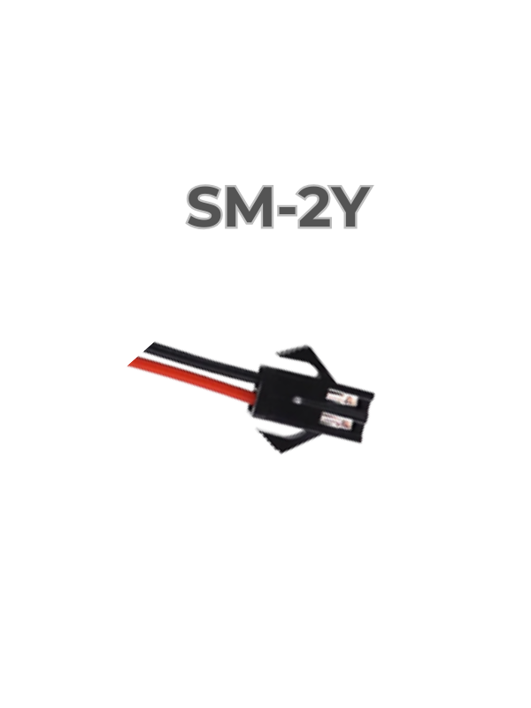 SM-2Y (Dişi) Soket 24AWG 40CM Kablolu Batarya Hücre Gruplama ve Montaj Soketi