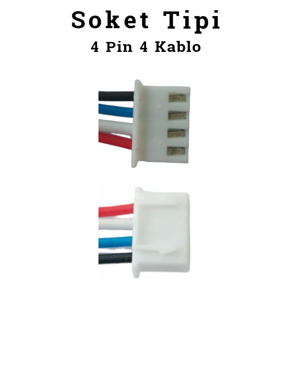 Soket No: 14 (Tip: 4 Pin 4 Kablo) Batarya Hücre Gruplama ve Montaj Soketi