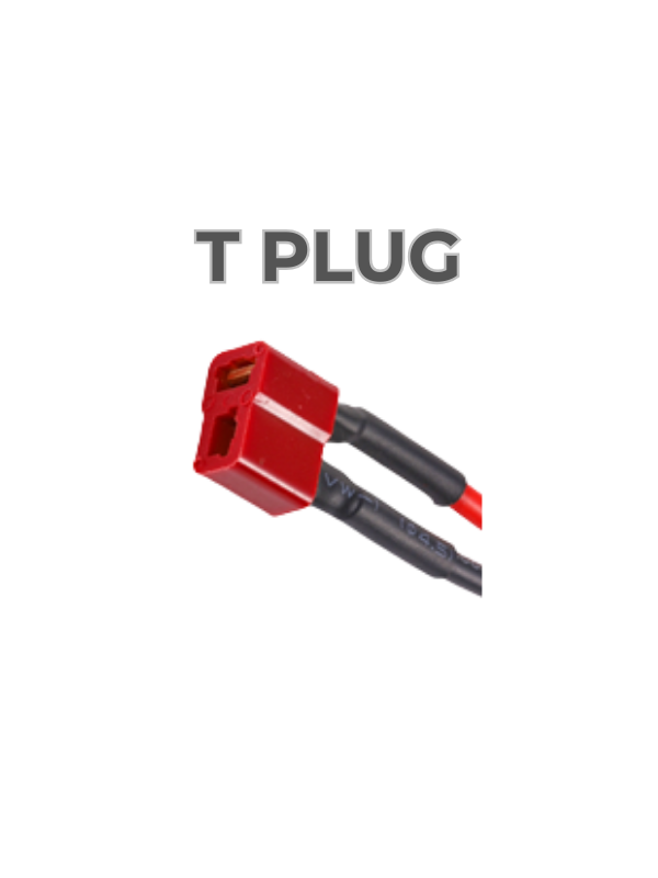 T Plug (Dişi) Soket 14AWG 40CM Kablolu Batarya Hücre Gruplama ve Montaj Soketi