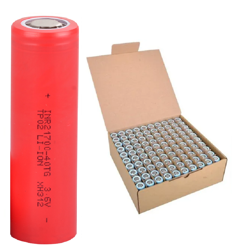 Tenpower 130'lu Paket INR217000-40TG 4000mAh 9C 3.7V Lityum İyon Şarj Edilebilir Pil Hücresi INR21700-40TG-P130