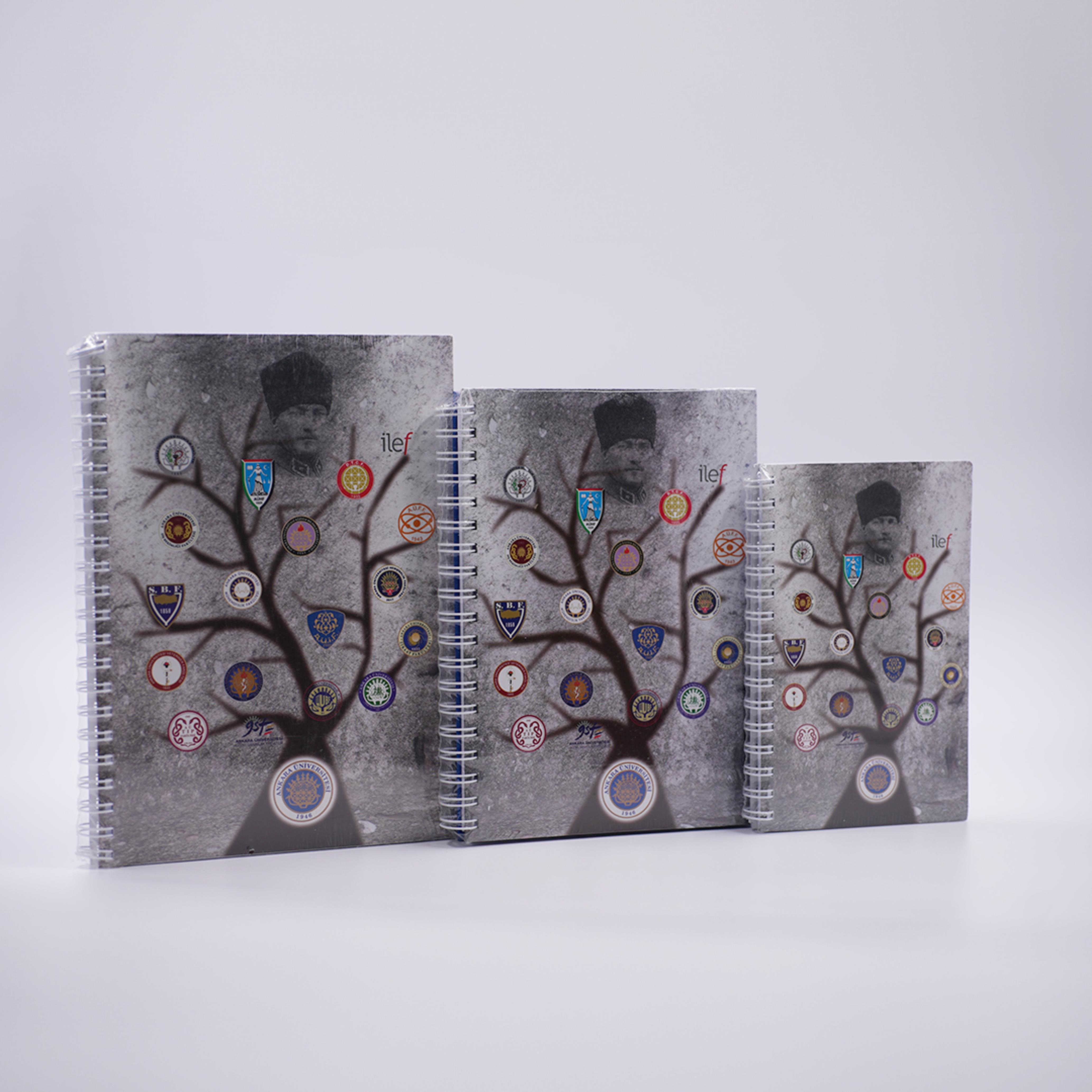 İNCE KAPAKLI FAKÜLTE AĞACI DEFTER 13x21 Cm