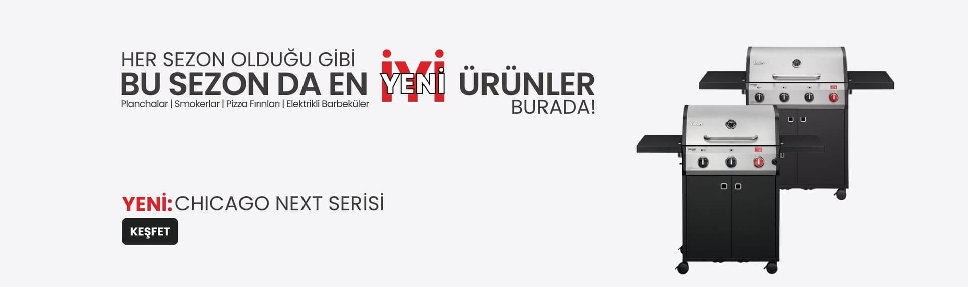 Enders Chicago Next Serisi Gazlı Mangallar