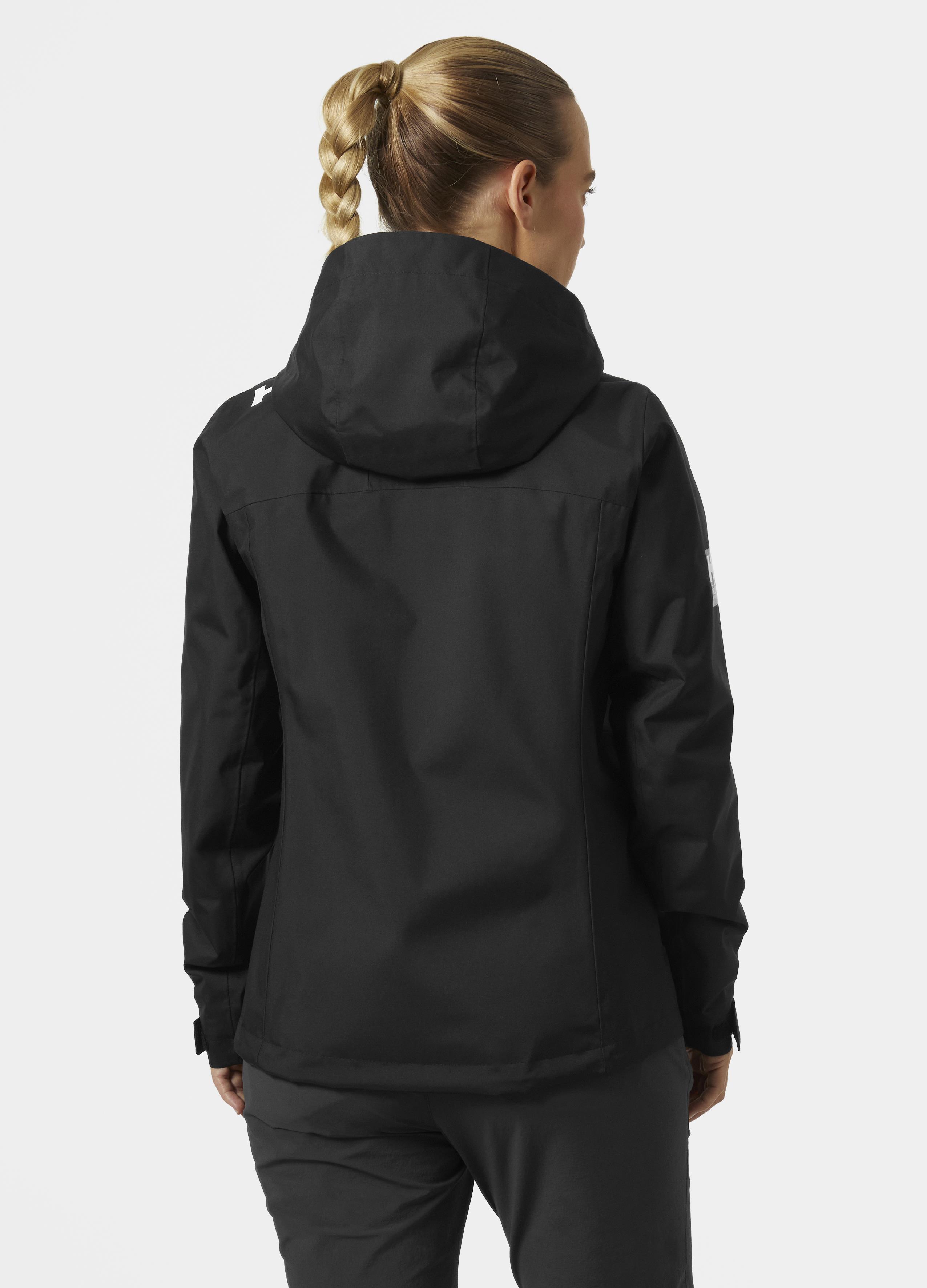 Helly Hansen Womens Black Crew Hooded Midlayer Jacket HHA.34447-990