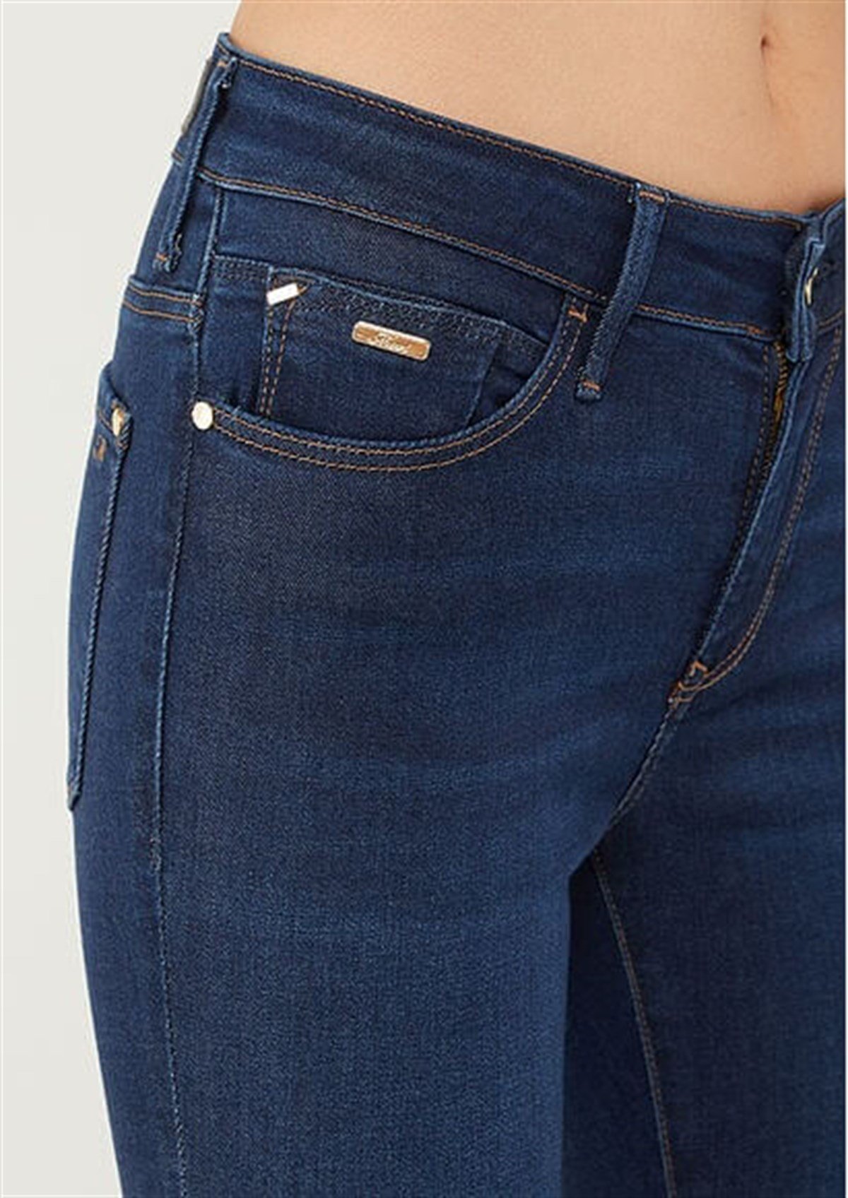 Mavi Alissa  Dark Golden Gold Kadın Pantolon