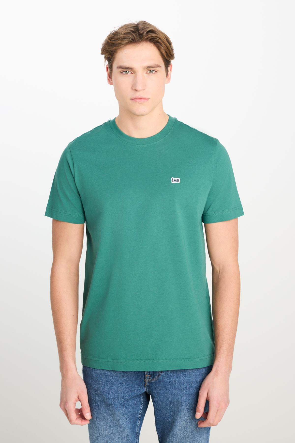 Lee Regular Fit Patch Logo Erkek T-shirt ML60UFQG26