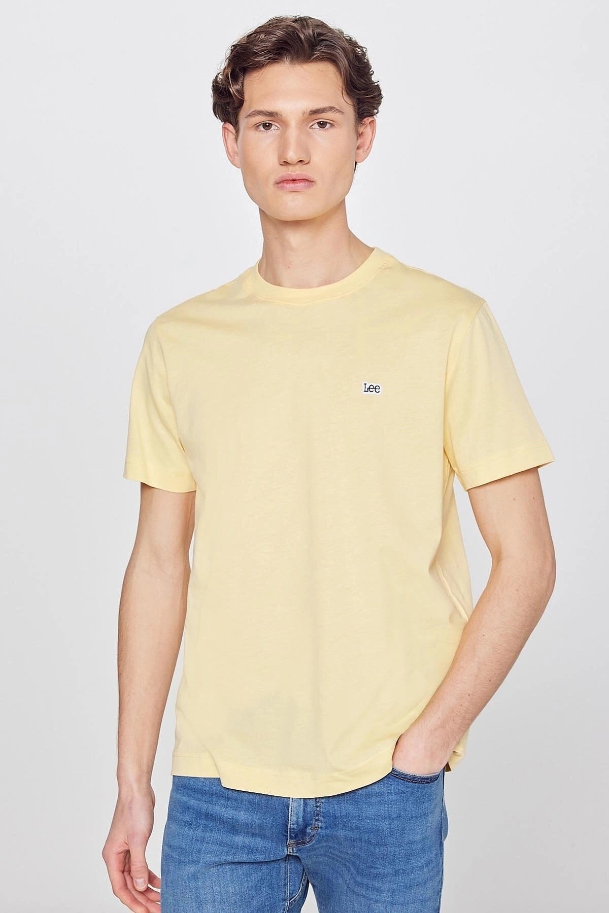 Lee Bisiklet Yaka Erkek T-shirt