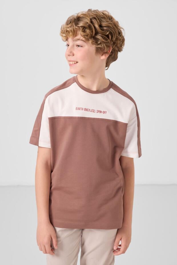 Tommy Life Erkek Garson Oversıze T-Shirt O Yaka T17EG-11290
