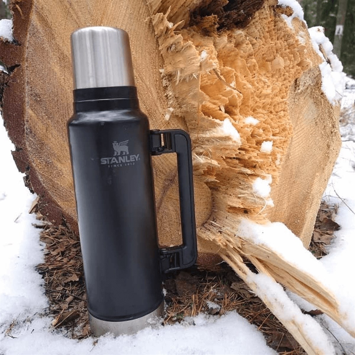 Stanley Klasik Vakumlu Çelik Termos Siyah 1.4