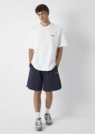 Mavi Jean Baskılı Erkek Oversize T-shirt-0613676-70057