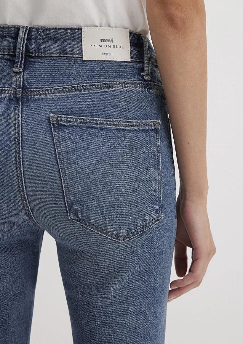 Mavi Vıola Dark Used Premium Blue Kadın Jean 101048-89176