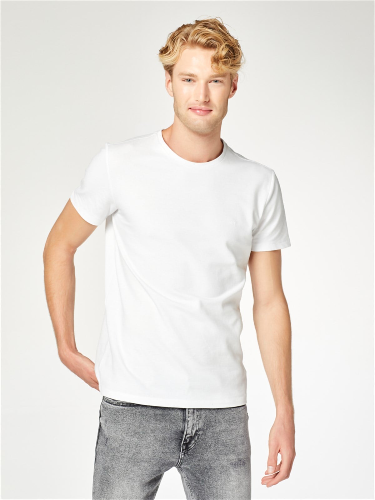 Loft Erkek Whıte T-Shirt LF2026814