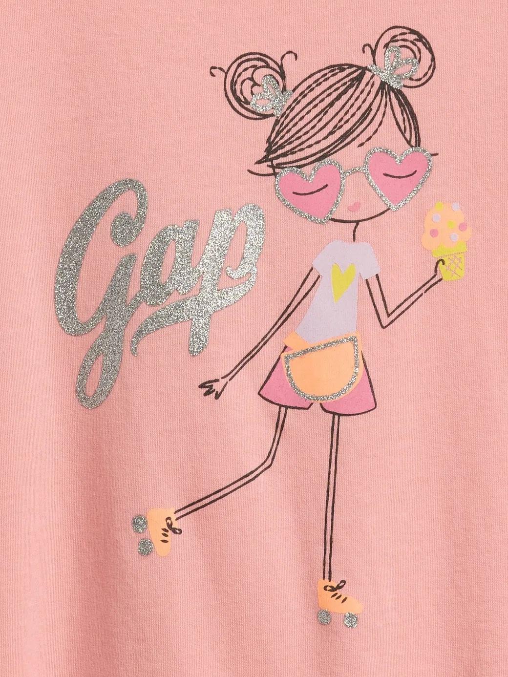 Gap V-Frch Bf Logo Tee  Çocuk T-Shirt 871480002