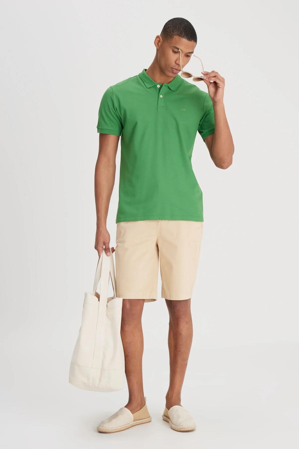 Lee Polo Yaka Erkek T-shirt L211810303