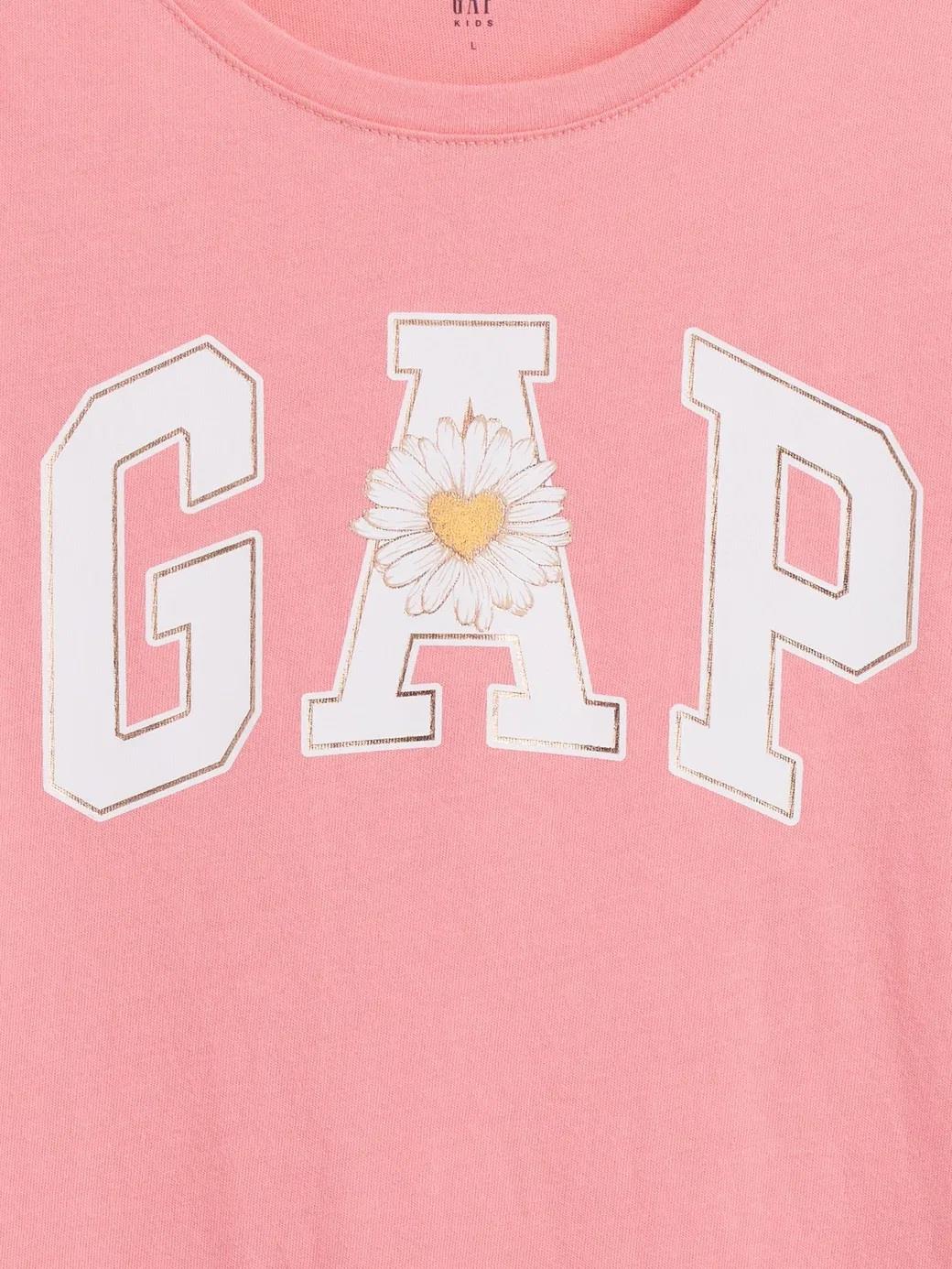 Gap V-Frch Ss Logo Tee Çocuk T-Shirt 886662001
