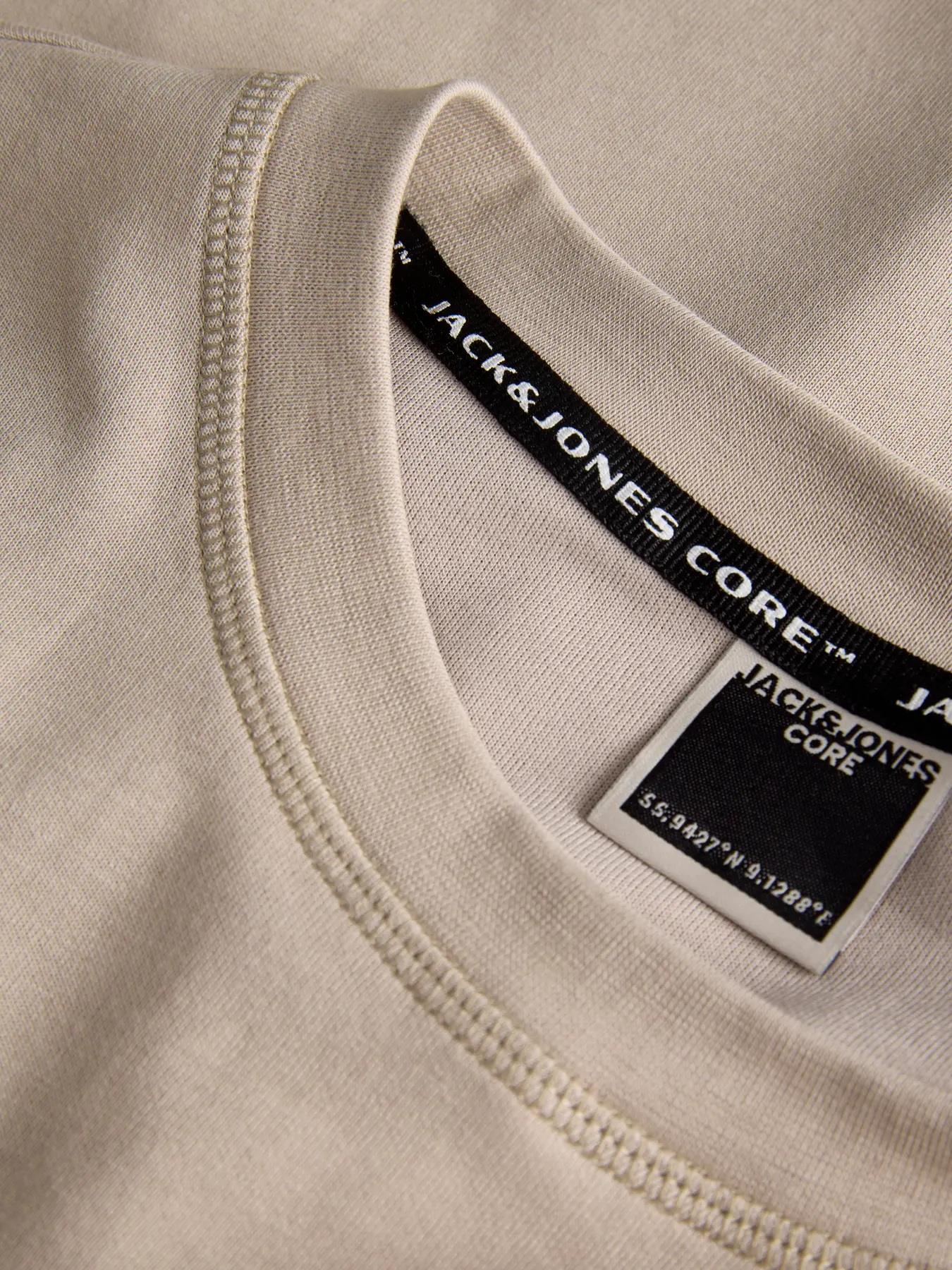 Jack Jones Jcofusıon Badge Tee SS Crew Neck LN Erkek T-Shırt-12289962