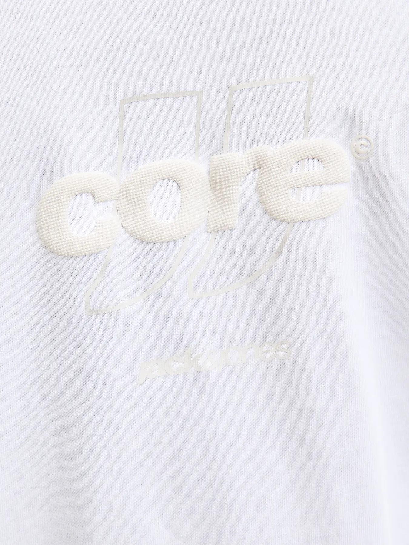 Jack&Jones Core Jcoclub Front Prınt Tee Ss Crew  Neck Erkek T-Shirt 12289868