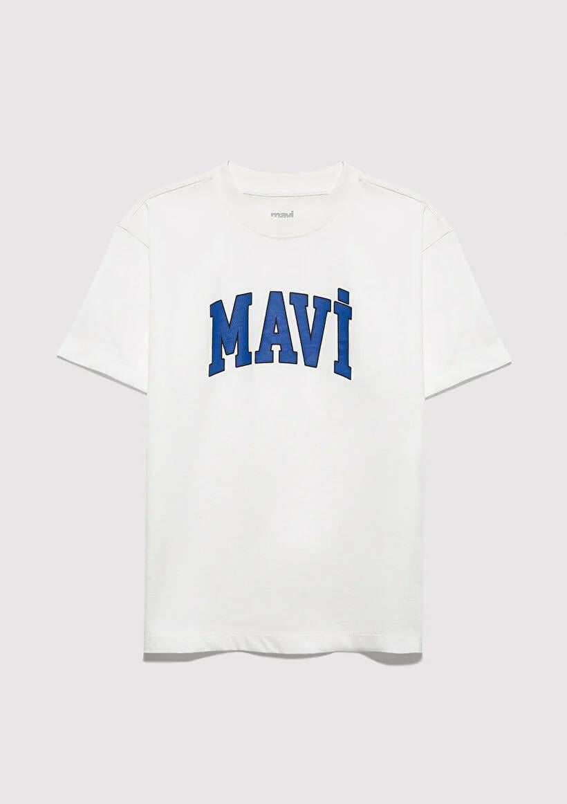 Mavi Baskılı Çocuk T-shirt-6610418-70057