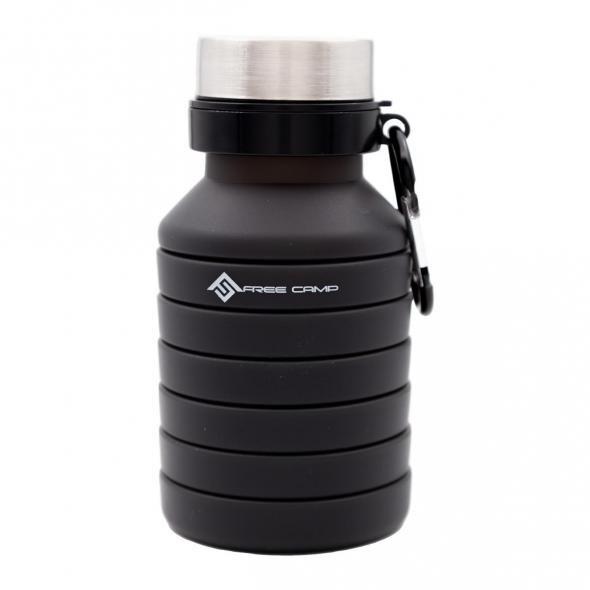 FreeCamp Katlanır Karabinalı Matara Siyah  C1326B