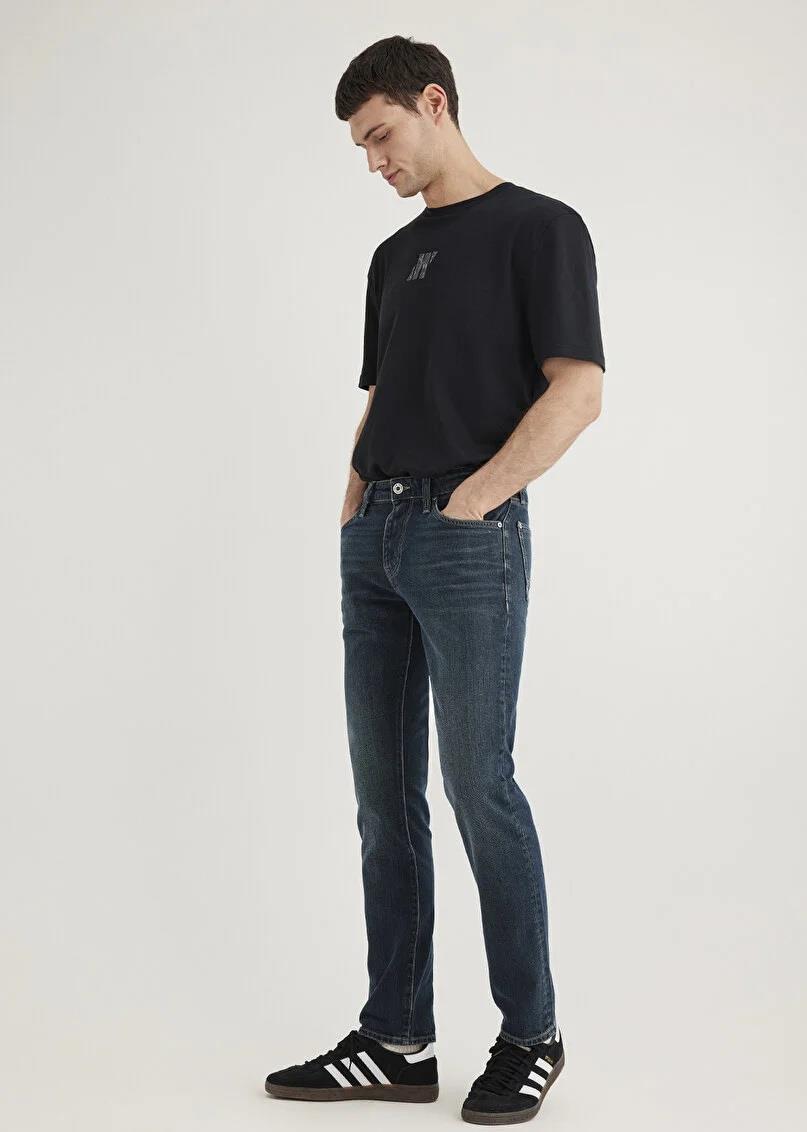 Mavi Jake Dark Mocha Blue Pro Erkek  Jean Pantolon-0042289339