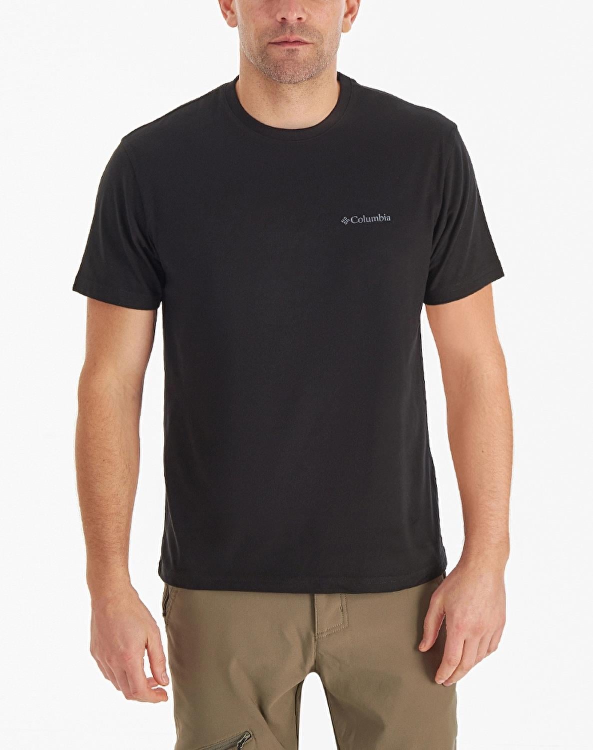 Columbia Csc M Basıc Sm Logo Brushed Ss Tee Kısa Kollu Erkek T-Shirt CS0282_010