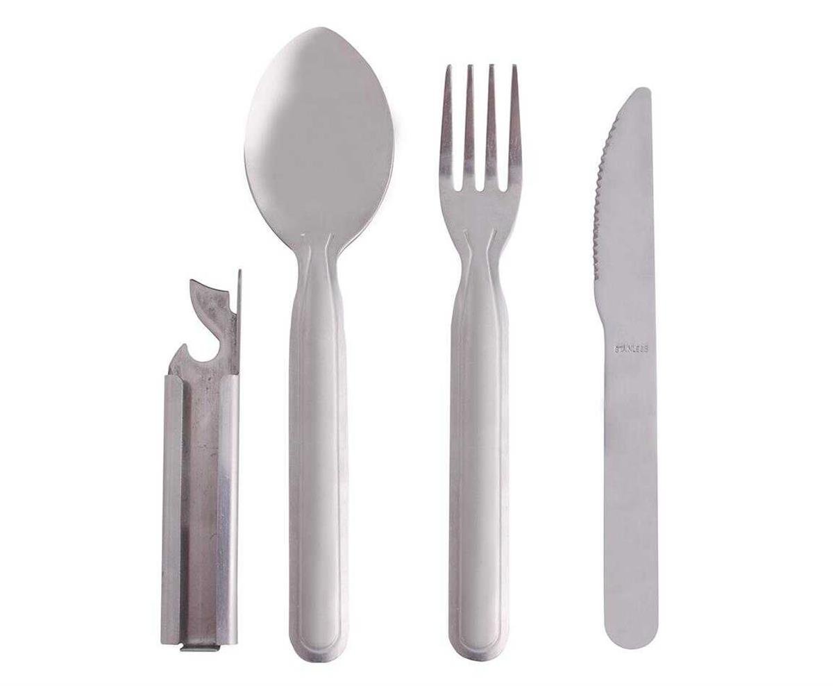 FreeCamp Heavy Duty 4 Parça Çatal Kaşık Bıçak Set   C918B