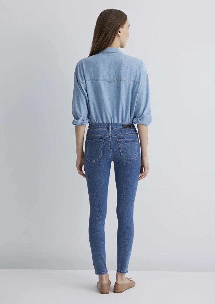 Mavi Tess Mid Brushed Gold Kadın Jean 100328-89570