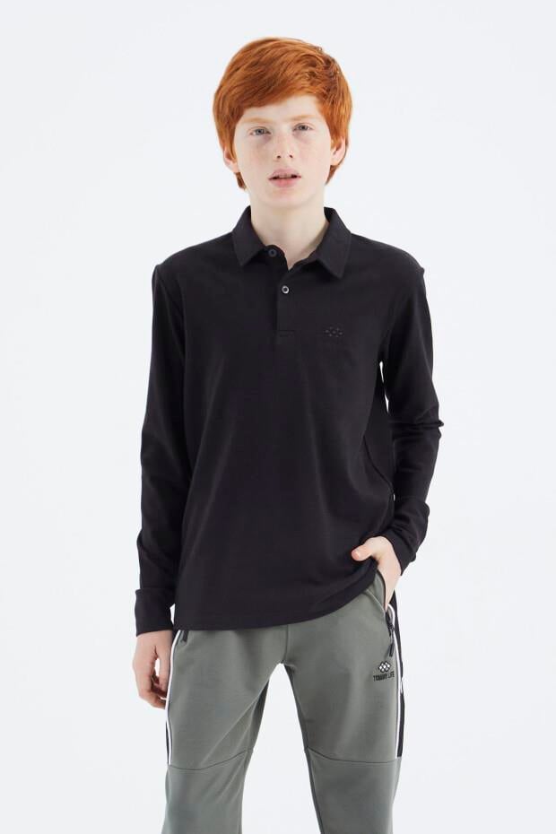 Tommy Life çocuk Polo Yaka Uzun Kol T-shirt