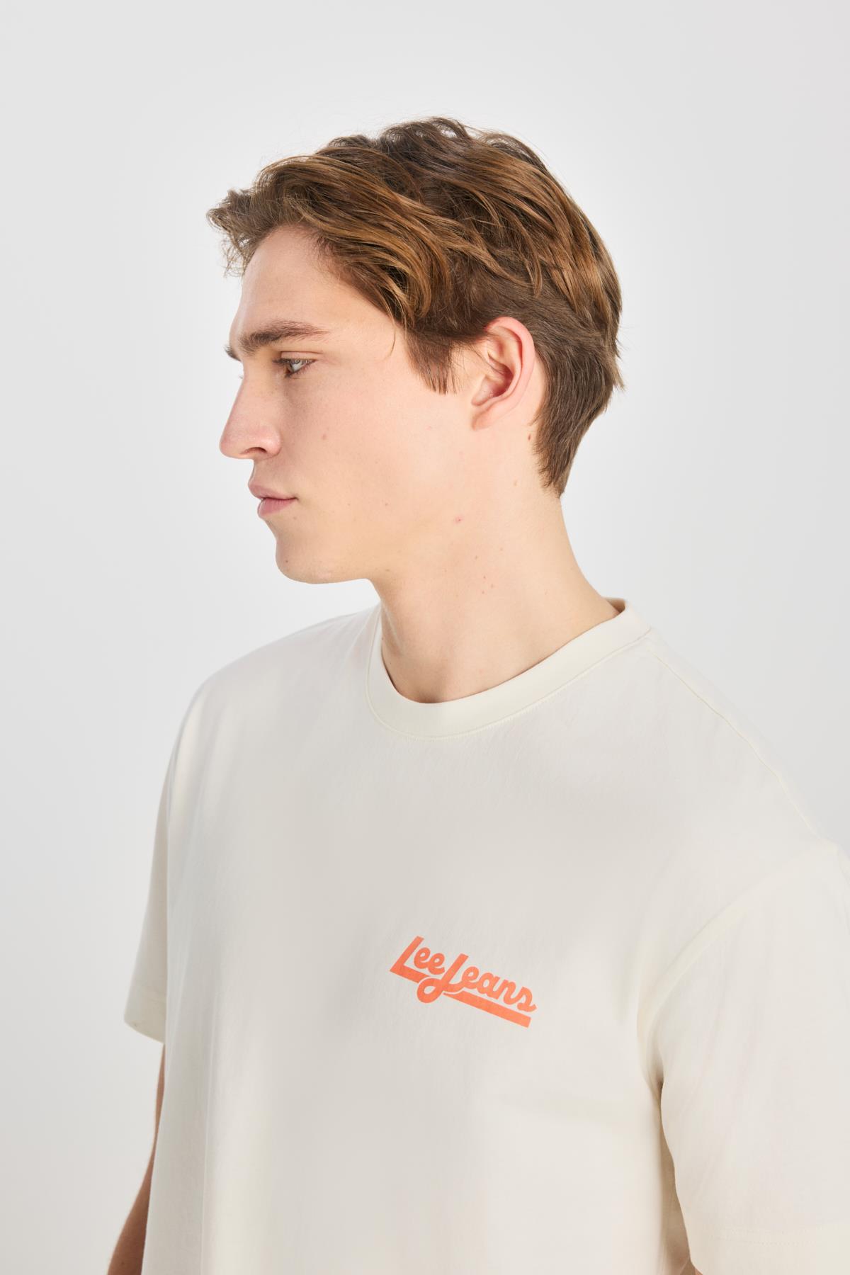 Lee Relaxed Fit Grafik Baskılı Erkek  T-shirt LM828731