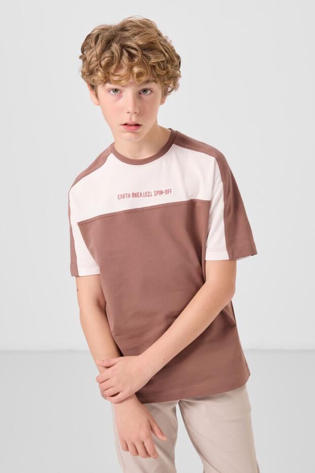 Tommy Life Erkek Garson Oversıze T-Shirt O Yaka T17EG-11290