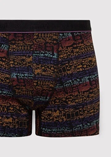Mavi Baskılı Erkek Boxer 0910456-900
