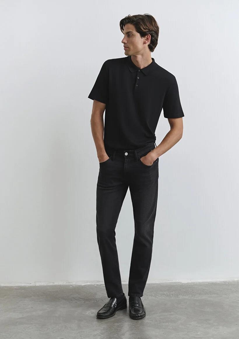 Mavi Jake Deep Smoke Lux Black Erkek Jean 0042286544