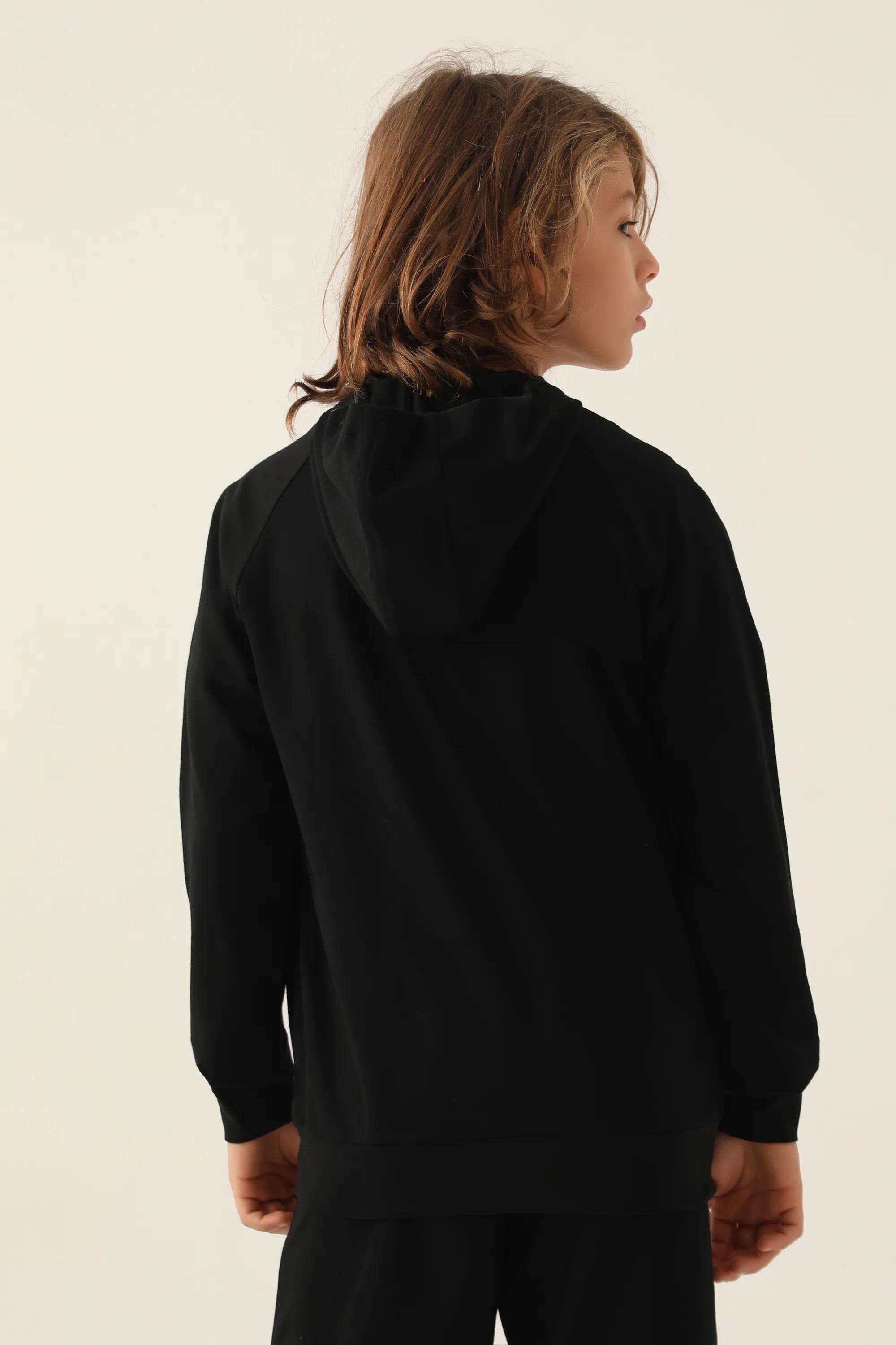 Kappa Tam Fermuarlı Kapşonlü Erkek Çocuk  Sweatshirt 371X32W