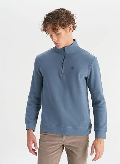 Wrangler Erkek Half  Zip Erkek Sweatshirt  W2520532405